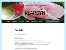 Tablet Screenshot of klarsyn.dk